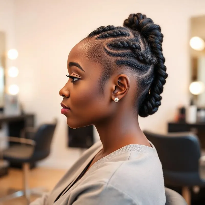 Knotless Braids β Medium